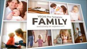 Family | Vegas Pro Template